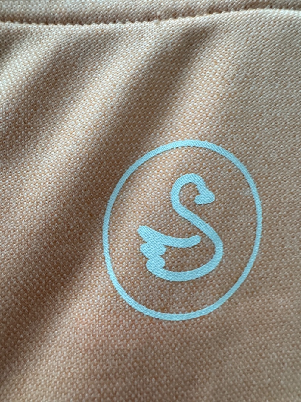 Swannies Slit Pocket Polo in Light Orange XL - Picture 4 of 6